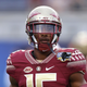 Travis Rudolph of the Florida State Seminoles during a game against the Mississippi Rebels at Camping World Stadium on Sept. 5, 2016, in Orlando, Fla.
Streeter Lecka/Getty Images